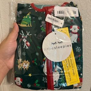 Little Sleepies holiday hounds zippie 0-3 months